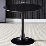 Table tulipe noir